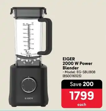 Makro EIGER 2000 W Power Blender offer