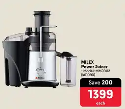 Makro MILEX Power Juicer offer