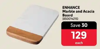 Makro ENHANCE Marble and Acacia Board offer