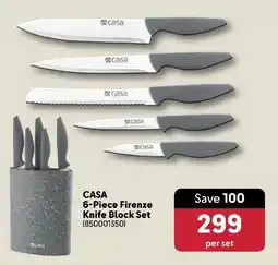 Makro CASA Firenze Knife Block Set offer