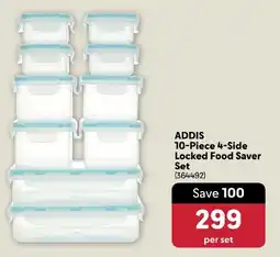 Makro ADDIS 4-Side Locked Food Saver Set offer