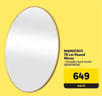 Makro MAINSTAYS Round Mirror offer