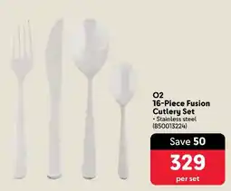 Makro O2 Fusion Cutlery Set offer