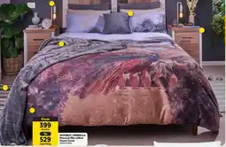 Makro REPUBLIC UMBRELLA Peacock Microfibre Duvet Cover offer