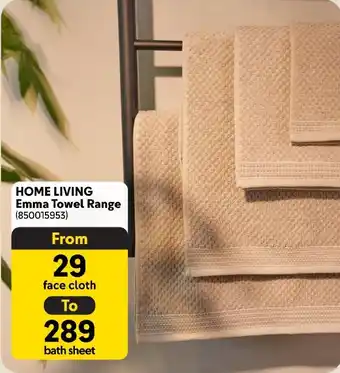 Makro HOME LIVING Emma Towel Range offer