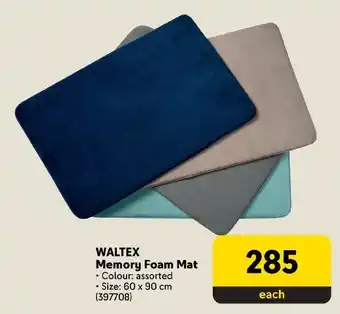 Makro WALTEX Memory Foam Mat offer