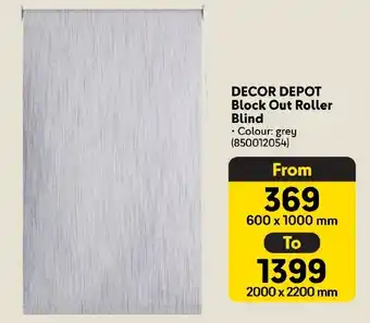 Makro DECOR DEPOT Block Out Roller Blind offer