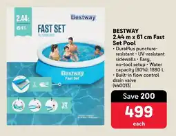 Makro BESTWAY Fast Set Pool offer