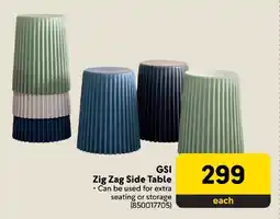 Makro GSI Zig Zag Side Table offer