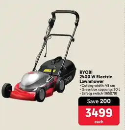 Makro RYOBI 2400 W Electric Lawnmower offer