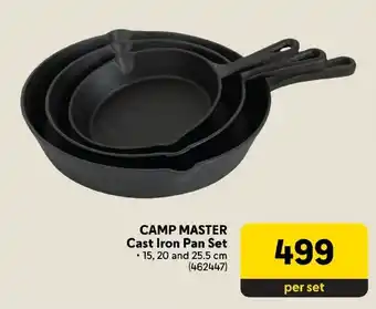 Makro CAMP MASTER Cast Iron Pan Set offer