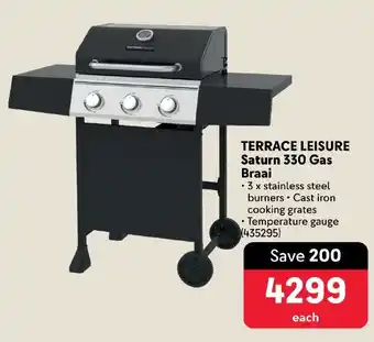 Makro TERRACE LEISURE Saturn 330 Gas Braai offer