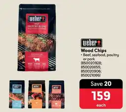 Makro Weber Wood Chips offer