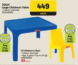 Makro JOLLY Large Children's Table offer