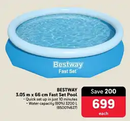 Makro Bestway Fast Set Pool offer