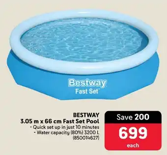 Makro Bestway Fast Set Pool offer