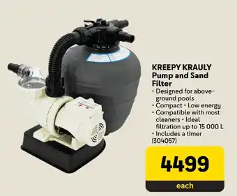 Makro KREEPY KRAULY Pump and Sand Filter offer