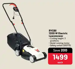 Makro RYOBI 1200 W Electric Lawnmower offer