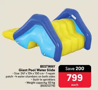 Makro BESTWAY Giant Pool Water Slide offer