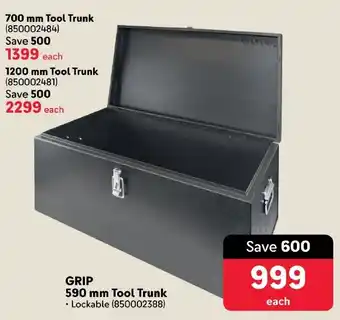 Makro GRIP Tool Trunk offer