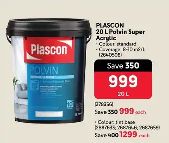 Makro Plascon Polvin Super Acrylic offer