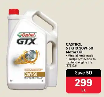 Makro CASTROL GTX 20W-50 Motor Oil offer