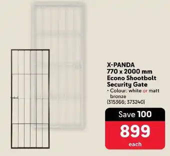 Makro X-PANDA Econo Shootbolt Security Gate offer