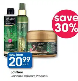 Clicks Sofnfree Cannabis Haircare Products offer