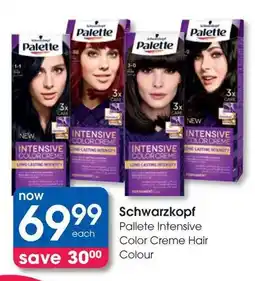 Clicks Schwarzkopf Pallete Intensive Color Creme Hair Colour offer