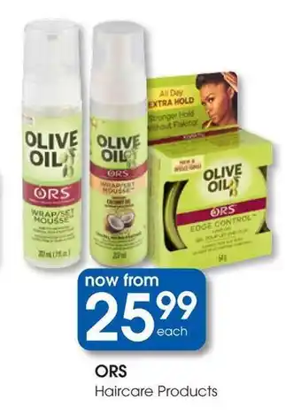 Clicks ORS Haircare Products offer