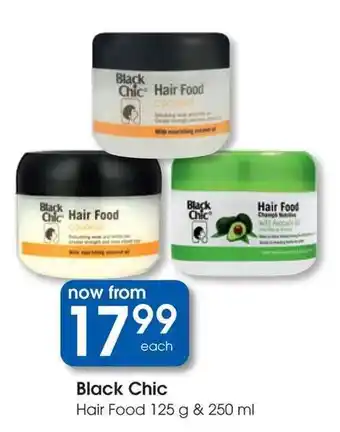 Clicks Black Chic Hair Food offer