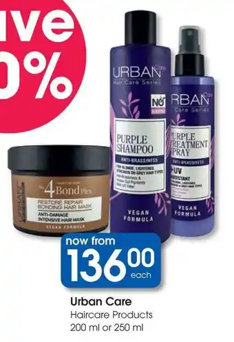 Clicks Urban Care Haircare Products offer