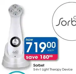 Clicks Sorbet 5-in-1 Light Therapy Device offer