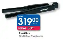 Clicks Toni&Guy Slim Definer Straightener offer