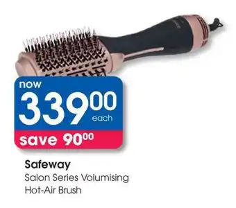 Clicks Safeway Salon Series Volumising Hot-Air Brush offer