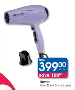 Clicks Revlon Ultra Quick Dry Hairdryer offer