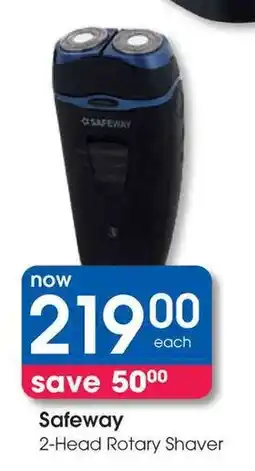 Clicks Safeway 2-Head Rotary Shaver offer