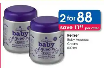 Clicks Reitzer Baby Aqueous Cream offer