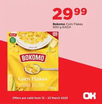 OK Foods Bokomo Corn Flakes offer