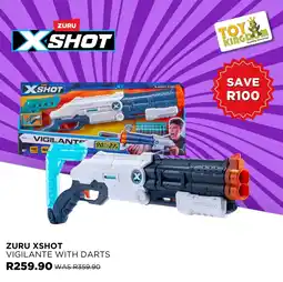 Toy Kingdom Zuru xshot vigilante with darts offer