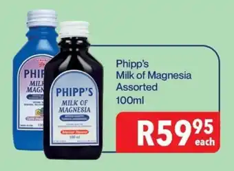 Alpha Pharm Phipp's Milk of Magnesia Assorted offer