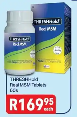 Alpha Pharm THRESHHold Real MSM Tablets offer