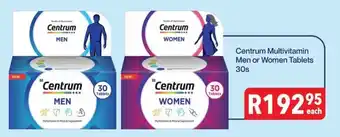 Alpha Pharm Centrum Multivitamin Men or Women Tablets offer