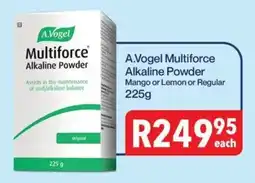 Alpha Pharm A.Vogel Multiforce Alkaline Powder Mango or Lemon or Regular offer