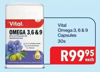 Alpha Pharm Vital Omega 3, 6 & 9 Capsules offer