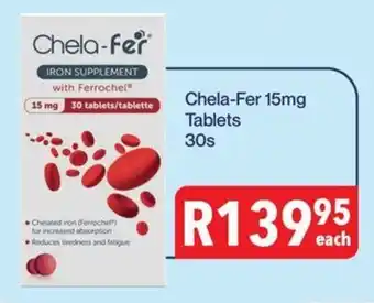 Alpha Pharm Chela-Fer 15mg Tablets offer