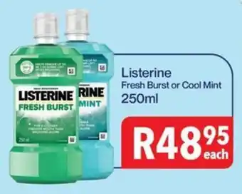 Alpha Pharm Listerine Fresh Burst or Cool Mint offer