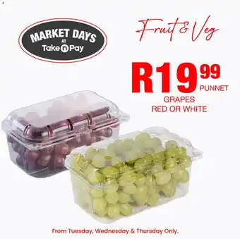 Take 'n Pay Grapes Red or White offer