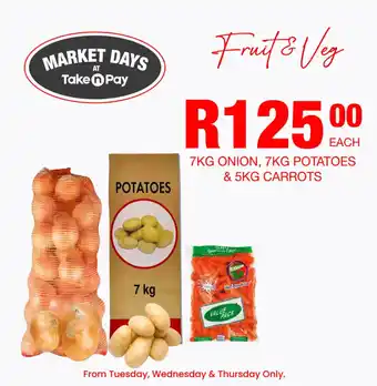 Take 'n Pay Onion, Potatoes & Carrots offer