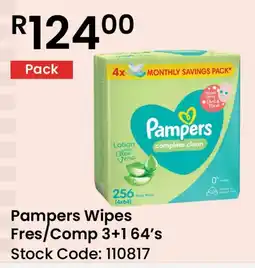 Africa Cash and Carry Pampers Wipes Fres/Comp offer